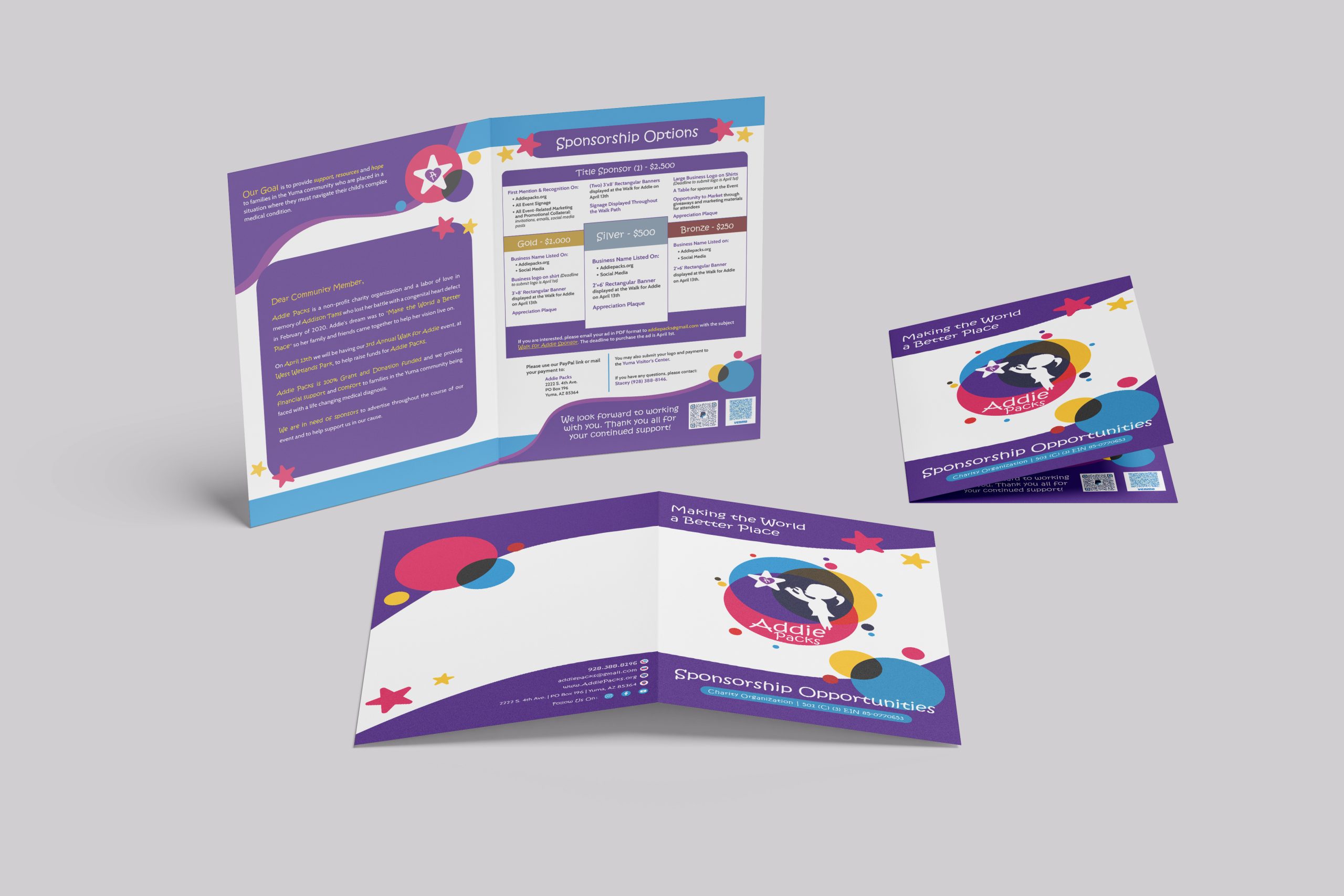 Addie Pack Sponsor Bifold