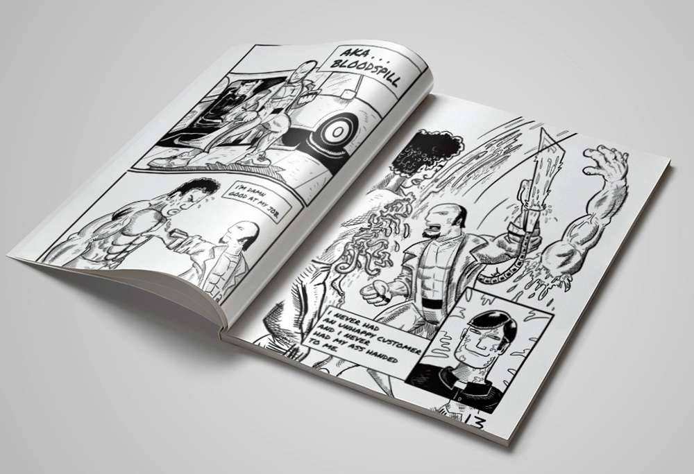 Power House Comics - Bible / Bloodspill : Blood Soaked Sunday